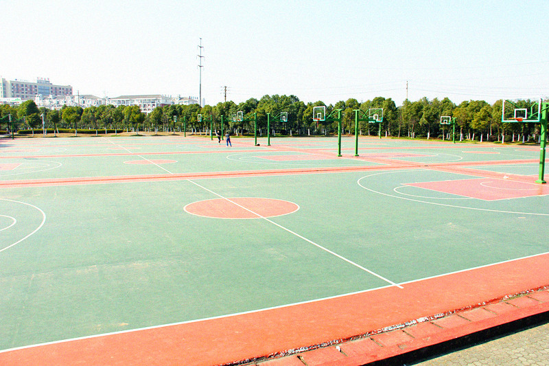 黄冈实验学校篮球场塑胶面层工程1.JPG